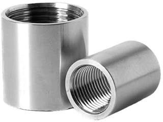 Générique Raccords de tuyauterie filetés Femelles en Acier Inoxydable 304 1/8 1/4 1/2 3/8 3/4 1 1-1/41-1/2 connecteur Adaptateur de gaz d'eau(3/8)