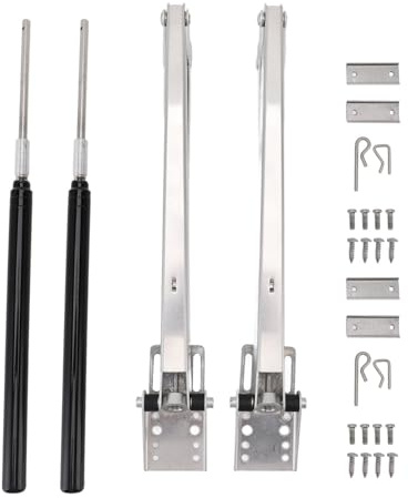 QWUUYEC Gewächshaus Hubzylinder, Automatischer Fensteröffner Aluminiumlegierung, 2 Zylinder, max. 7kg Hubkraft, 45cm Öffnung - Solarbetriebene Lüftung, Einfache Montage, Optimale