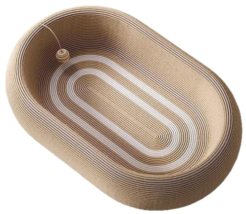 Katzenkratznest Sisal | Kratzbrett Möbelschutz Indoor | Katzenhöhle Kratzmöbel Set | Für Wohnung Wohnzimmer Schlafzimmer Boden Couch Spielzeug Krallenpflege Spaß