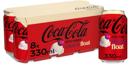 Coca-Cola Zero Sugar Cherry Float 8 x 330ml Cans