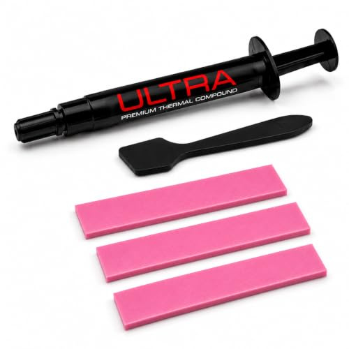 THERMAL HERO Kit di raffreddamento per laptop, ultra 3 g di pasta termica e 3 cuscinetti termici NEO 80 × 22 mm in 0,5/1,0/1,5 mm, per laptop e SSD