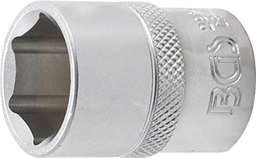 BGS 2920 | Steckschlüssel-Einsatz Sechskant | 12,5 mm (1/2) | SW 20 mm