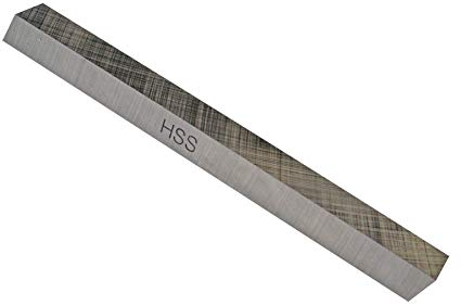 HSS Hochgeschwindigkeitsstahl Drehstahl Messer für Drehbank Rohlinge 8x8x100mm, Holz