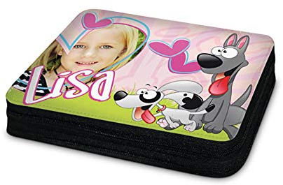 Federmäppchen für die Schule mit Foto selbst gestalten und personalisiert ✓ Federtasche, Federmappe für Jungen & Mädchen Personalisieren | Schlampermäppchen Schlamper-Etui Schulmäppchen