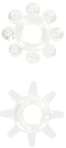 Toy Joy Power Stretchy Rings 2tlg Clear, 1er Pack (1 x 1 Stück)
