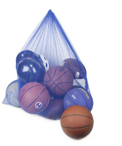 Crown Sporting Goods Coaches Ausrüstungstasche aus robustem Netzstoff, Blau