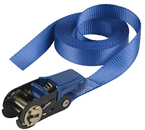 Master Lock 4365EURDAT Sangle à Cliquet Certifiée, Bleu, 5m x 25mm Sangle