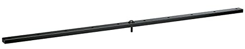 K&M 213/9 Traverse Schwarz Stahl - Querträger für zusätzlich 10 Scheinwerfer - passend für Leuchtenstativ mit Gewinde M10