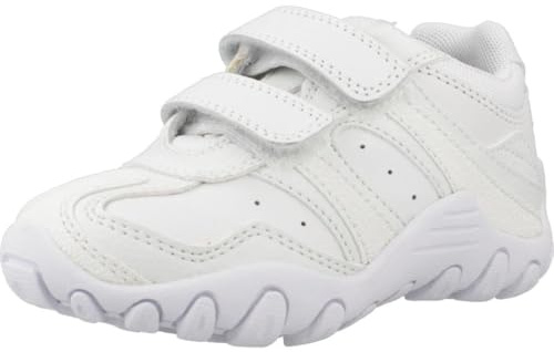Geox Jungen J Crush M Sneakers 35 EU Weiß