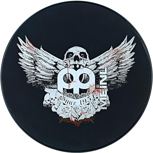 Meinl Cymbals Drum Jawbreaker Practice Pad 12 Zoll (30,48cm) Schlagzeug Trommel Übungspad – Medium Rebound, Natürliches Spielgefühl – Schlagzeug Zubehör, Schwarz (MPP-12-JB)