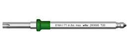Wiha Wechselklinge TORX® für Drehmoment-Schraubendreher mit Schlüsselgriff (38808) T8 x 75 mm, 1,3 Nm