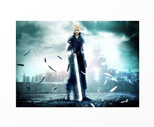 Final Fantasy Motiv 100x70cm Kunstdruck auf Leinwand - KEIN PLAKAT ODER POSTER