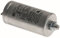 Betriebskondensator Anschluss Flachstecker 6,3mm Becherkondensator mit Metallmantel Befestigung M8x1,25 ø 35mm 8µF Länge 72mm