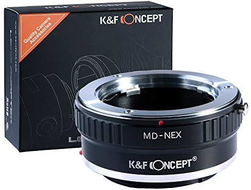 K&F Concept MD-NEX Objektiv Adapterring Objektivadapter Objektiv Adapter e Mount für Minolta MD MC Objektive an Sony NEX E-Mount Kamera