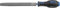 BGS 6574 | Werkstattfeile | halbrund | Hieb 2 | 150 mm