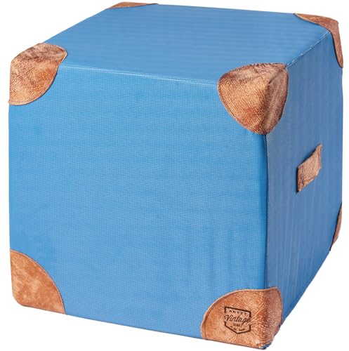 ARTZT Vintage Series Turnwürfel Cube Blau, 50 x 50 x 50 cm