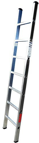 Homelux 825011 Escalera Aluminio Simple, 2 m, 7 Peldaños, 4 kg