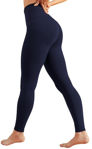 QUEENIEKE Damen Sport Leggings Hohe Taille Blickdicht Yoga Leggins Sporthose Bauch-Straffung Workout Gym Yogahose - 68 cm