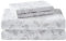 Laura Ashley - Set completo di lenzuola, flanella di cotone, spazzolato per una maggiore morbidezza e comfort (Fawna Grey, Full)