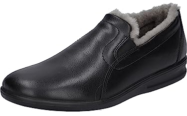 Westland Herren Pantoffeln Belfort 67, Männer Hausschuhe,Weite G (Normal),gaeste-Hausschuhe,hausschlappen,hauslatsch,schwarz,43 EU / 9 UK