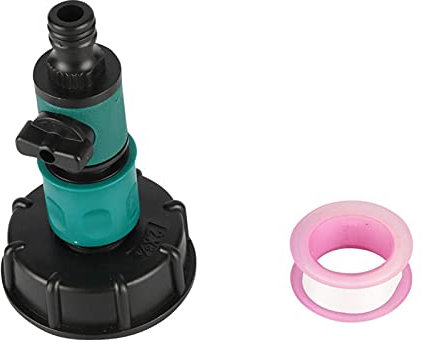 Anschlussanschluss IBC Wassertankadapter Druckminderer Ventil Schnellkupplung Wassertankarmatur Standard 60 mm Grobgewinde langlebiges Gartenersatzventil