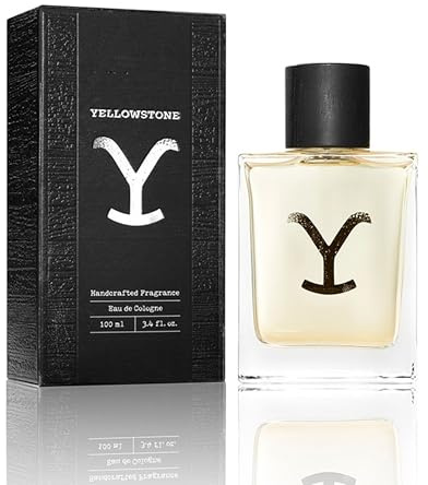 Tru Western Yellowstone Original Men’s Handcrafted Cologne Spray for Men, Desert Verbena, Yellow Grapefruit, Vetiver Root & Atlas Cedarwood, 3.4 fl oz (100 ml)