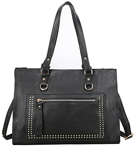 Sacmill Damen Große Kapazität Messenger Totes Bag Leder Crossbody Umhängetaschen Top Handtaschen