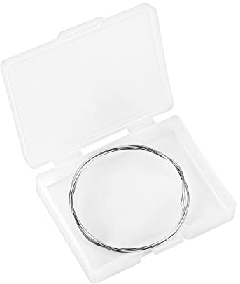 AIEX 35cm Filo Saldatura Argento, Filo Gioielli Argento a Bassa Temperatura Strumenti per Filo Argento Sottile per Riparazione di Gioielli Saldatura Elettronica 0,88 mm
