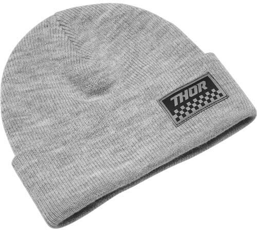 Thor MX Checker Beanie Haube Mütze grau