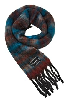 ESPRIT Herren 103EA2Q302 Schal, 001/BLACK, 1SIZE