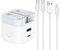 New iPad USB C Charger,Fast Charge Cable and Plug for Apple iPad Pro 12.9 3Gen/11 1Gen/iPad Air 5th/4th,2021 2022 iPad 9th/10th Generation/iPad Mini 6th,iPhone 16/15/15 Pro/15 Pro Max USB C Charger