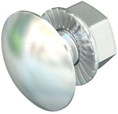 Flachrundschraube mit Kombimutter M6x12, V2A, A2 (100 ST)