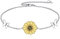 VONALA Sonnenblume Armband Damen 925 Sterling Silber Sonnenblume Armbänder Schmuck Geburtstag Valentinstag Geschenke für Sie Frauen Freundin Mutter Länge 7+2 Verstellbare