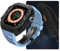 BANDKIT Kit de readaptación de cubierta de fibra de carbono y correa de fluororubber para Apple Watch Ultra 8 de 49 mm, correa de repuesto y funda para iWatch 8 7 de 44 mm y 45 mm, 45mm, Agate