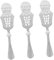 iplusmile 3pcs Absinthe Fountain Spoon Stainless Steel Spoon Hollow Absinthe Dripper for Mixology