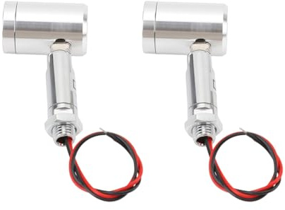 Fafeicy Mini LED-Strahler 2er-Set Vitrinenbeleuchtung Innenbereich Warmweiß 1W 30° Abstrahlwinkel 12V DC Leuchtmittel für Schränke und Regale