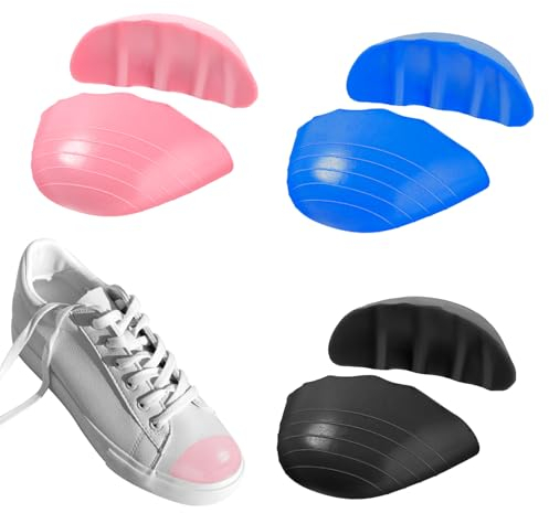 COMNICO Schuhfüller Schuhpads, 3 Paar Schuhfüller-Einsätze für Lose Schuhe, Verstellbare Zehenstopfen Zehen Einlegesohlen Schuhgrößenverkleinerer Schmerzlinderung Polster für zu roße Schuhe