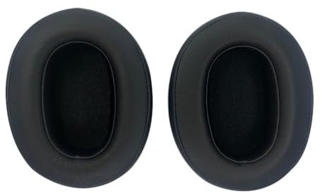 Ersatz Ohrpolster für Sony WH-XB900N/WH-CH720N/WH-CH710N Kopfhörer, Ersatzpolster für Sony WH-CH720N/WH-CH710N/WH-XB900N, Weicherem Leder (Schwarz)