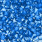 sourcing map Glass Stones, 453g/1 lbs Glass Pebbles Marbles Artificial Beads Gem Stones for Display Vase Filler Terrarium Flowerpot Decoration (5-9 MM, Ocean Blue)