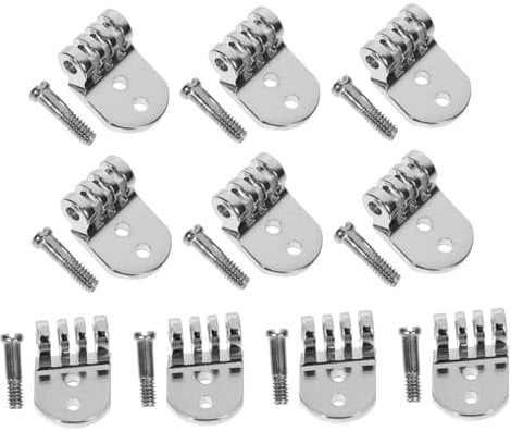 BEBEMOKO 10 Pack Glasses Legs Replacement Screws for Eyeglasses Small Metal Hinge Replacements Glasses Repair Kit for DIY