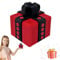 SI SEN 3D-Gedruckte Geschenk Box, Neuheit Streich Geschenk-Box, Streich Geschenk-Box, Nervige Geschenkbox, für Büroschreibtisch-Deko Oder zur Heimdekoration (Rot)
