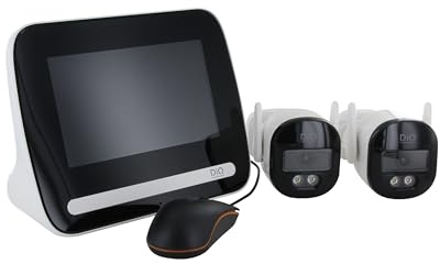 DiO Connected home LCD/NVR Kabellos 7 Zoll Combo Kit 2 Kameras 3MP