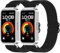 DHWGang 2 Nylon Intrecciato Cinturino Compatibile con Huawei Band 8/9/10, Smartwatch Accessori, Leggero, Morbido, Confortevole, Impermeabile, Traspirante, Elegante, Modelli Sportivi, Uomini e Donne