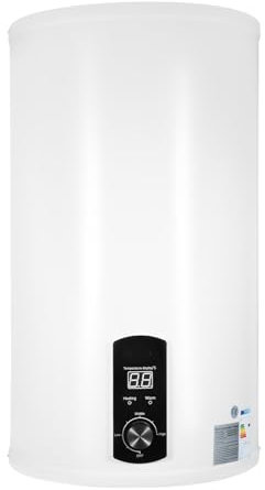 C-Juzarl Elektrospeicher Warmwasserspeicher 220V, Wandspeicher Tank-Wassererhitzer, Warmwasserboiler, Temperaturanzeige, 2000W Elektro Boiler Wasserboiler (Weiß, 70L)