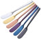 LIGIGWASH 2 piezas Cuchillo Inoxidable para Untar Queso y de Utensilios de Cocina para Decorar y Cortar Crema y para Restaurantes y Catering Dorado