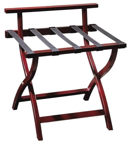 Porte-Valises Support De Valise Pliant, Porte-Bagages en Bois Massif, pour Hôtel Et Ménage Porte-Bagages