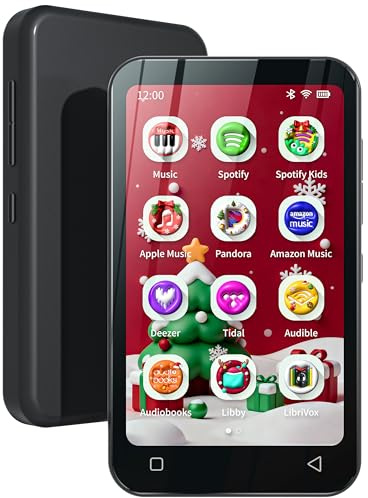TIMMKOO Kids MP3 Player (Black)