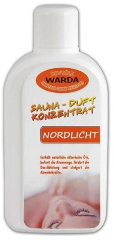 Warda Saunaaufguss Nordlicht 1 l Flasche - Ein Liter Konzentrat