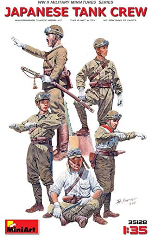 MiniArt 35128 - Japanische Tank Crew, Mehrere Farben