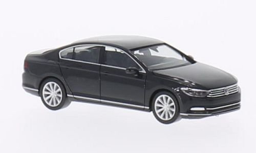 VW Passat Limousine, dunkelgrau, 2014, Modellauto, Fertigmodell, Herpa 1:87